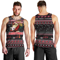 Trinidad and Tobago Men Tank Top Merry Christmas Family and Friends - Wonder Print Shop