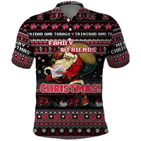 Trinidad and Tobago Polo Shirt Merry Christmas Family and Friends - Wonder Print Shop