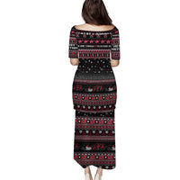 Trinidad and Tobago Puletasi Merry Christmas Family and Friends - Wonder Print Shop