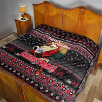 Trinidad and Tobago Quilt Merry Christmas Family and Friends - Wonder Print Shop