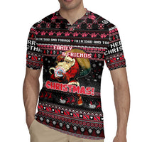 Trinidad and Tobago Rugby Jersey Merry Christmas Family and Friends - Wonder Print Shop