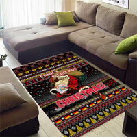 Germany Area Rug Merry Christmas Family and Friends - Wonder Print Shop
