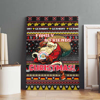 Germany Canvas Wall Art Merry Christmas Family and Friends - Wonder Print Shop
