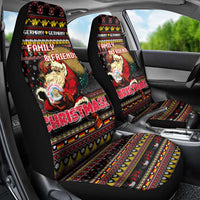 Germany Car Seat Cover Merry Christmas Family and Friends - Wonder Print Shop