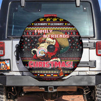 Germany Spare Tire Cover Merry Christmas Family and Friends - Wonder Print Shop