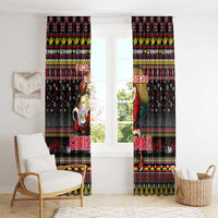 Germany Window Curtain Merry Christmas Family and Friends - Wonder Print Shop