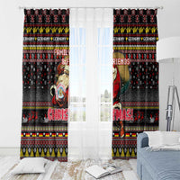 Germany Window Curtain Merry Christmas Family and Friends - Wonder Print Shop