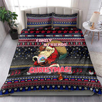 Haiti Bedding Set Merry Christmas Family and Friends - Wonder Print Shop