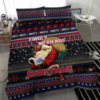 Haiti Bedding Set Merry Christmas Family and Friends - Wonder Print Shop