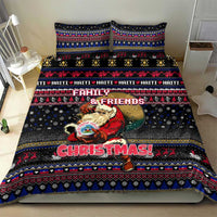 Haiti Bedding Set Merry Christmas Family and Friends - Wonder Print Shop
