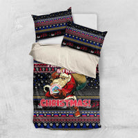 Haiti Bedding Set Merry Christmas Family and Friends - Wonder Print Shop