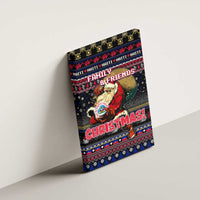 Haiti Canvas Wall Art Merry Christmas Family and Friends - Wonder Print Shop