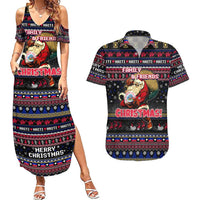 Haiti Couples Matching Summer Maxi Dress and Hawaiian Shirt Merry Christmas Family and Friends - Wonder Print Shop
