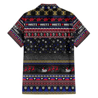 Haiti Family Matching Long Sleeve Bodycon Dress and Hawaiian Shirt Merry Christmas Family and Friends - Wonder Print Shop