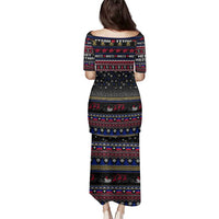 Haiti Family Matching Puletasi and Hawaiian Shirt Merry Christmas Family and Friends - Wonder Print Shop