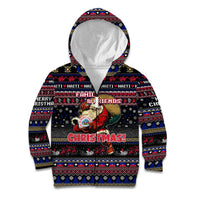 Haiti Kid Hoodie Merry Christmas Family and Friends - Wonder Print Shop