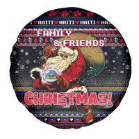 Haiti Spare Tire Cover Merry Christmas Family and Friends - Wonder Print Shop