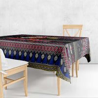 Haiti Tablecloth Merry Christmas Family and Friends - Wonder Print Shop