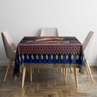 Haiti Tablecloth Merry Christmas Family and Friends - Wonder Print Shop
