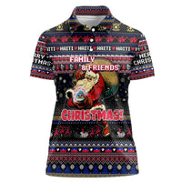 Haiti Women Polo Shirt Merry Christmas Family and Friends - Wonder Print Shop
