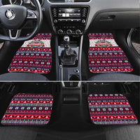 Bulldog Merry Woofmas Car Mats Christmas Dog Art Style - Wonder Print Shop