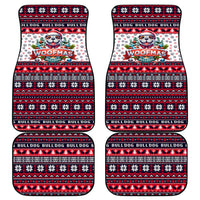 Bulldog Merry Woofmas Car Mats Christmas Dog Art Style - Wonder Print Shop