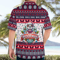 Bulldog Merry Woofmas Hawaiian Shirt Christmas Dog Art Style - Wonder Print Shop