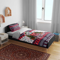 Alaska Merry Woofmas Bedding Set Christmas Dog Art Style - Wonder Print Shop