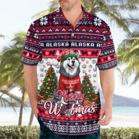Alaska Merry Woofmas Hawaiian Shirt Christmas Dog Art Style - Wonder Print Shop
