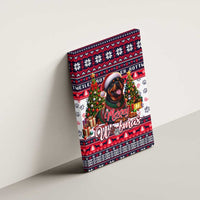 Rottweiler Merry Woofmas Canvas Wall Art Christmas Dog Art Style - Wonder Print Shop
