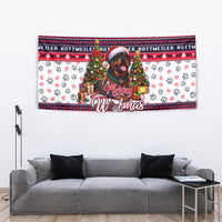 Rottweiler Merry Woofmas Tapestry Christmas Dog Art Style - Wonder Print Shop
