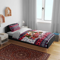 Corgi Merry Woofmas Bedding Set Christmas Dog Art Style - Wonder Print Shop