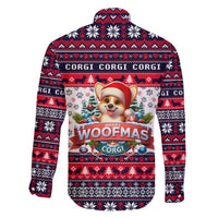 Corgi Merry Woofmas Family Matching Puletasi and Hawaiian Shirt Christmas Dog Art Style - Wonder Print Shop