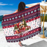 Corgi Merry Woofmas Sarong Christmas Dog Art Style - Wonder Print Shop