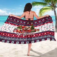 Corgi Merry Woofmas Sarong Christmas Dog Art Style - Wonder Print Shop