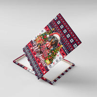 Dachshund Merry Woofmas Canvas Wall Art Christmas Dog Art Style - Wonder Print Shop