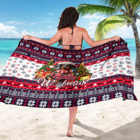 Dachshund Merry Woofmas Sarong Christmas Dog Art Style - Wonder Print Shop