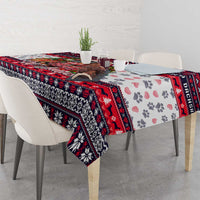 Dachshund Merry Woofmas Tablecloth Christmas Dog Art Style - Wonder Print Shop