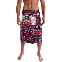 Saint Bernard Merry Woofmas Lavalava Christmas Dog Art Style - Wonder Print Shop