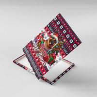 German Shepherd Merry Woofmas Canvas Wall Art Christmas Dog Art Style - Wonder Print Shop