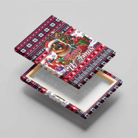 German Shepherd Merry Woofmas Canvas Wall Art Christmas Dog Art Style - Wonder Print Shop