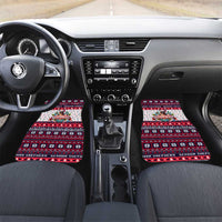 German Shepherd Merry Woofmas Car Mats Christmas Dog Art Style - Wonder Print Shop