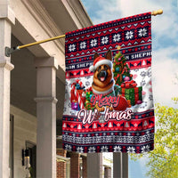 German Shepherd Merry Woofmas Garden Flag Christmas Dog Art Style - Wonder Print Shop