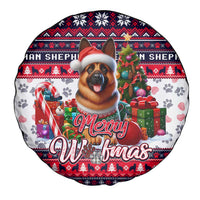 German Shepherd Merry Woofmas Spare Tire Cover Christmas Dog Art Style - Wonder Print Shop