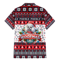 Poodle Merry Woofmas Family Matching Mermaid Dress and Hawaiian Shirt Christmas Dog Art Style - Wonder Print Shop