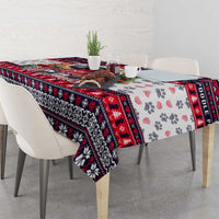 Poodle Merry Woofmas Tablecloth Christmas Dog Art Style - Wonder Print Shop