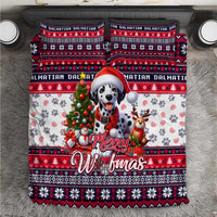 Dalmatian Merry Woofmas Bedding Set Christmas Dog Art Style - Wonder Print Shop