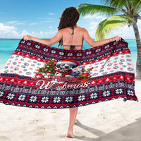 Dalmatian Merry Woofmas Sarong Christmas Dog Art Style - Wonder Print Shop