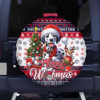 Dalmatian Merry Woofmas Spare Tire Cover Christmas Dog Art Style - Wonder Print Shop