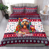 Afghan Hound Merry Woofmas Bedding Set Christmas Dog Art Style - Wonder Print Shop